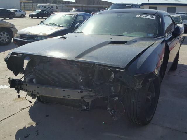 2C3CDYBT0DH549419 - 2013 DODGE CHALLENGER BLACK photo 2