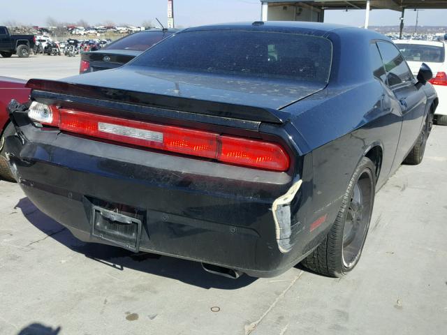 2C3CDYBT0DH549419 - 2013 DODGE CHALLENGER BLACK photo 4