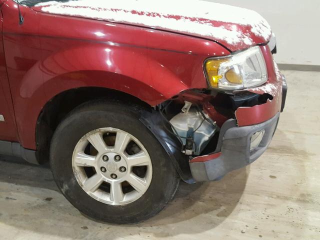 4F2CZ02ZX8KM04101 - 2008 MAZDA TRIBUTE I RED photo 9