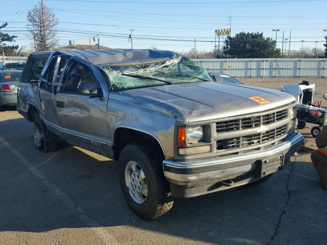 1GNFK16R2XJ409077 - 1999 CHEVROLET SUBURBAN K GOLD photo 1