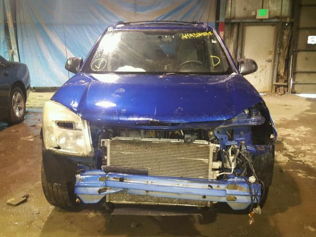 2CNDL73F156105934 - 2005 CHEVROLET EQUINOX LT BLUE photo 9