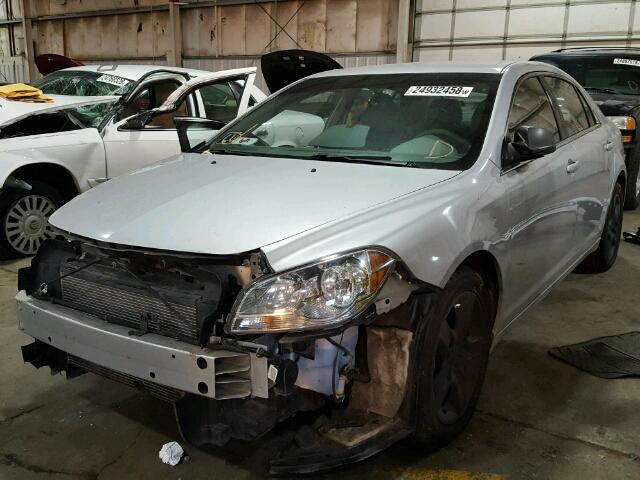 1G1ZB5E12BF177335 - 2011 CHEVROLET MALIBU LS 银色 照片 2