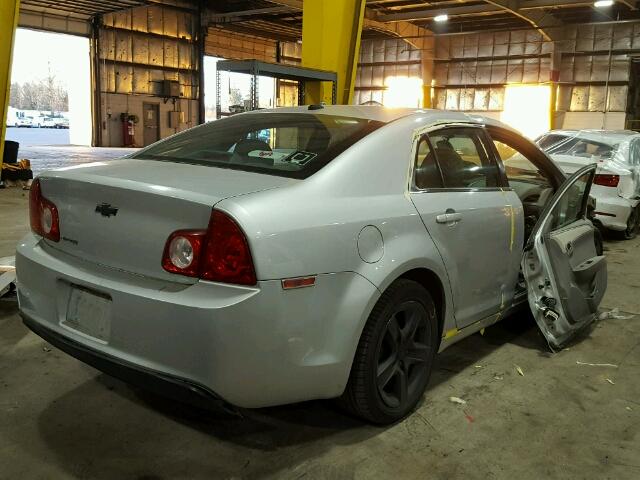 1G1ZB5E12BF177335 - 2011 CHEVROLET MALIBU LS 银色 照片 4