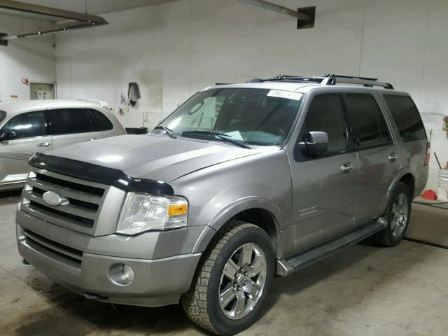 1FMFU20598LA22929 - 2008 FORD EXPEDITION SILVER photo 2