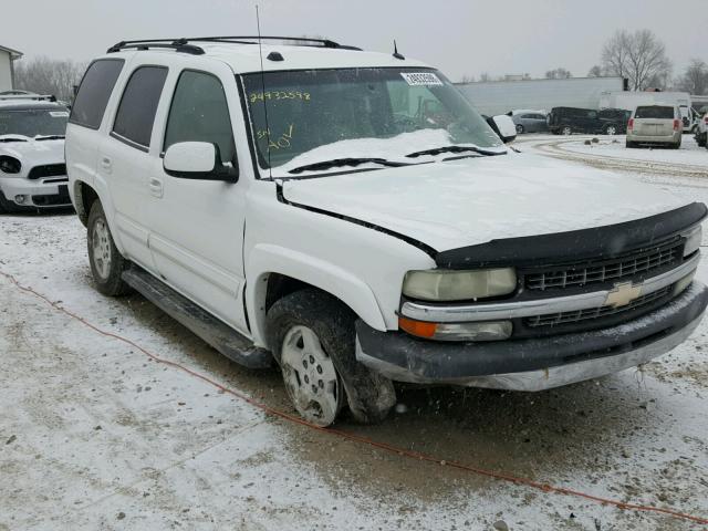 1GNEC13T85R222403 - 2005 CHEVROLET TAHOE C150 WHITE photo 1