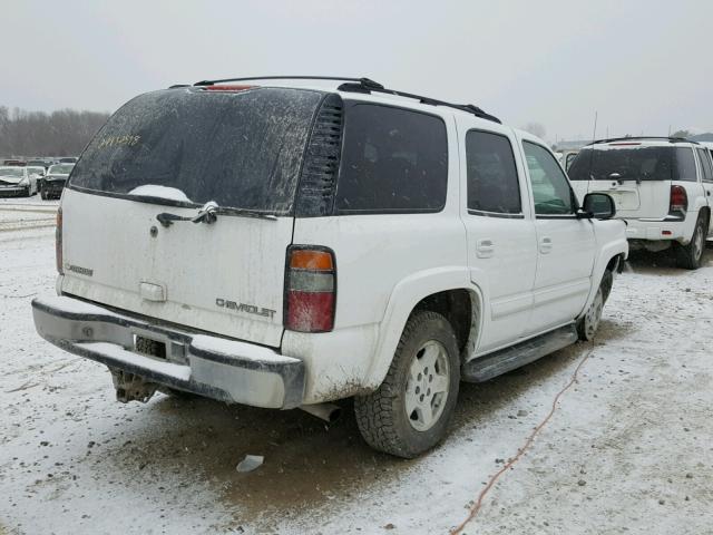 1GNEC13T85R222403 - 2005 CHEVROLET TAHOE C150 WHITE photo 4