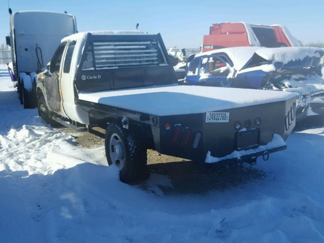 1FDSX35R49EA61182 - 2009 FORD F350 SUPER WHITE photo 3