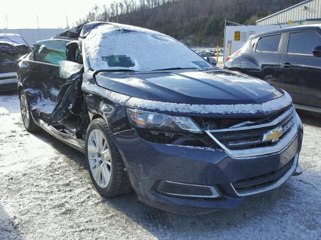 2G11Z5SL7F9219446 - 2015 CHEVROLET IMPALA LS BLUE photo 1