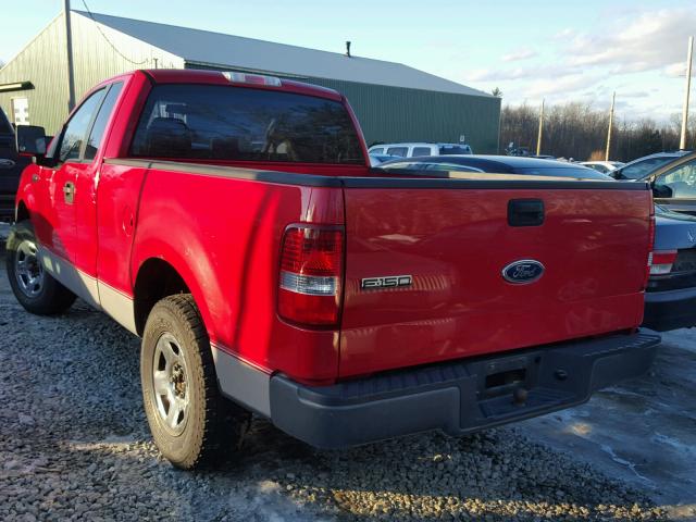 1FTRF12217NA05778 - 2007 FORD F150 RED photo 3