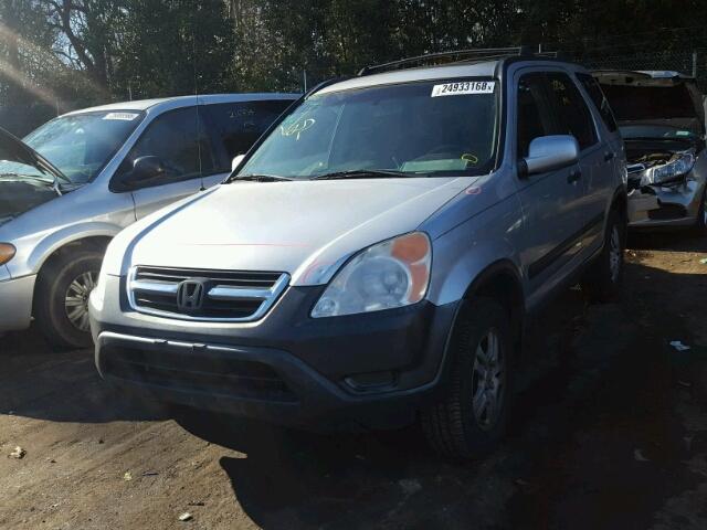 JHLRD78862C052851 - 2002 HONDA CR-V EX SILVER photo 2