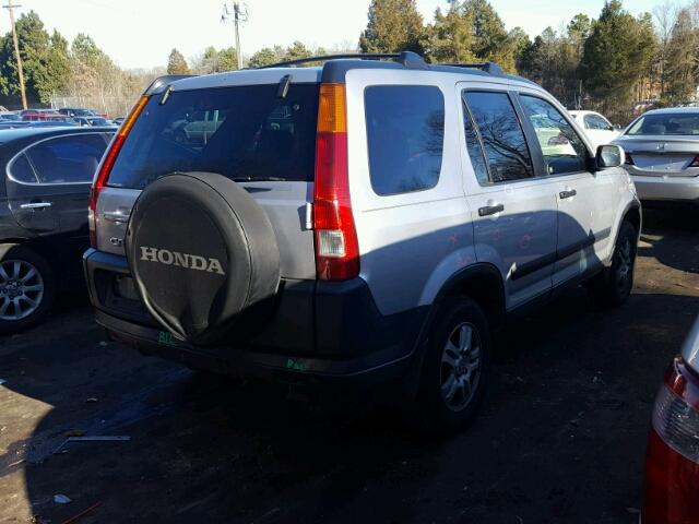 JHLRD78862C052851 - 2002 HONDA CR-V EX SILVER photo 4