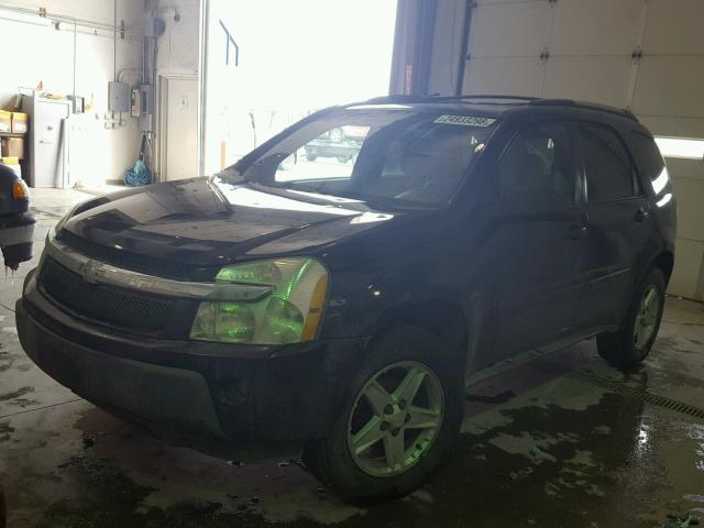 2CNDL73F956106667 - 2005 CHEVROLET EQUINOX LT BLACK photo 2