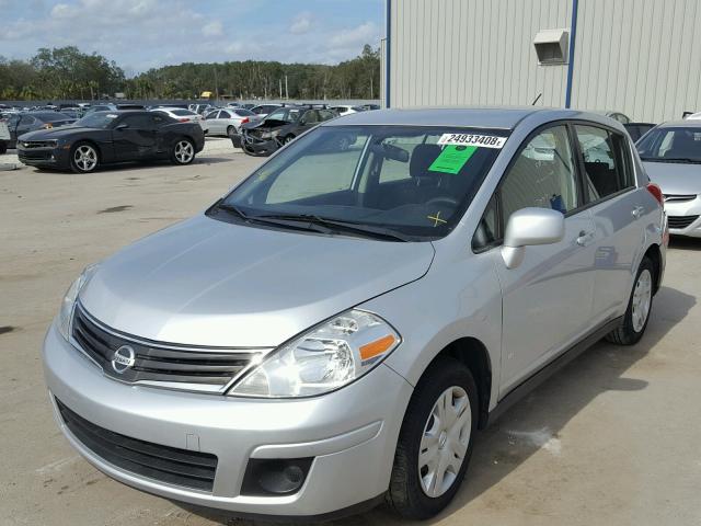 3N1BC1CP5BL506141 - 2011 NISSAN VERSA S SILVER photo 2