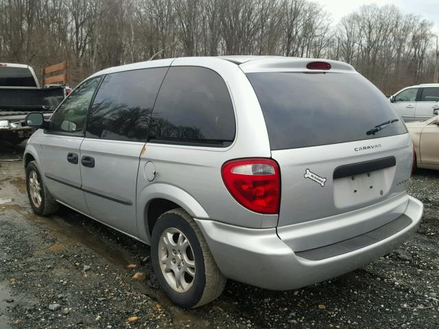 1D4GP25R23B282344 - 2003 DODGE CARAVAN SE SILVER photo 3