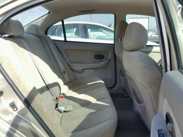 KMHDN45D73U667145 - 2003 HYUNDAI ELANTRA GL TAN photo 6