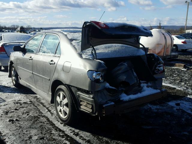 2T1BR32E05C499081 - 2005 TOYOTA COROLLA CE GRAY photo 3