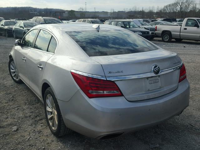 1G4GB5G33FF256589 - 2015 BUICK LACROSSE SILVER photo 3