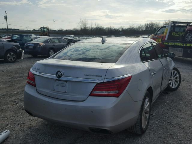 1G4GB5G33FF256589 - 2015 BUICK LACROSSE SILVER photo 4