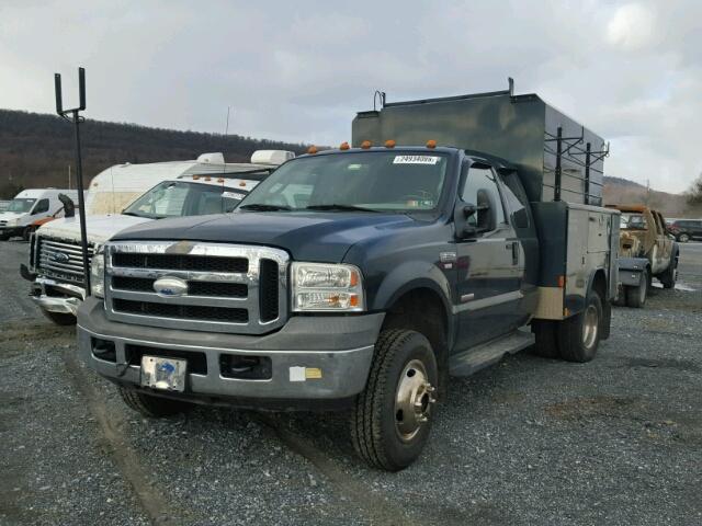 1FDWX37P46EA17191 - 2006 FORD F350 SUPER GREEN photo 2