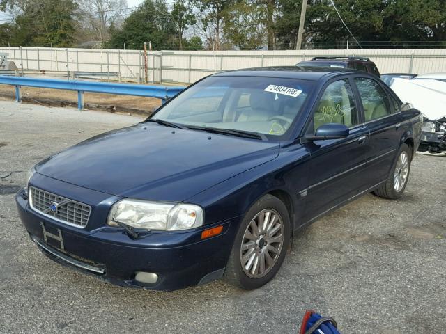 YV1TS91ZX41352795 - 2004 VOLVO S80 T6 BLUE photo 2