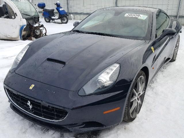 ZFF65LJA6A0172699 - 2010 FERRARI CALIFORNIA BLUE photo 2