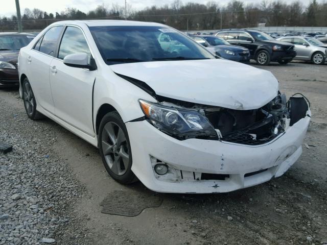 4T1BK1FK4CU511270 - 2012 TOYOTA CAMRY SE WHITE photo 1