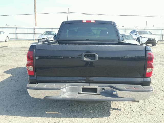 1GCEC14X47Z137460 - 2007 CHEVROLET SILVERADO BLACK photo 6