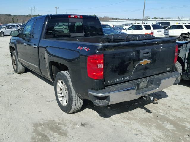 1GCVKSEC6EZ298118 - 2014 CHEVROLET SILVERADO BLACK photo 3