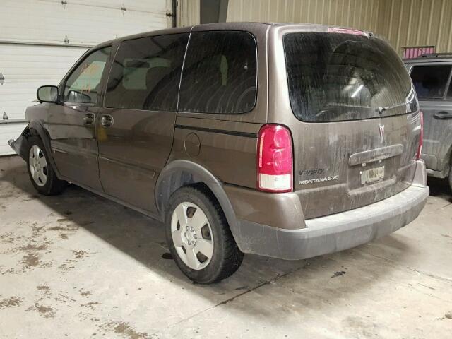 1GMDU03179D102455 - 2009 PONTIAC MONTANA SV BROWN photo 3