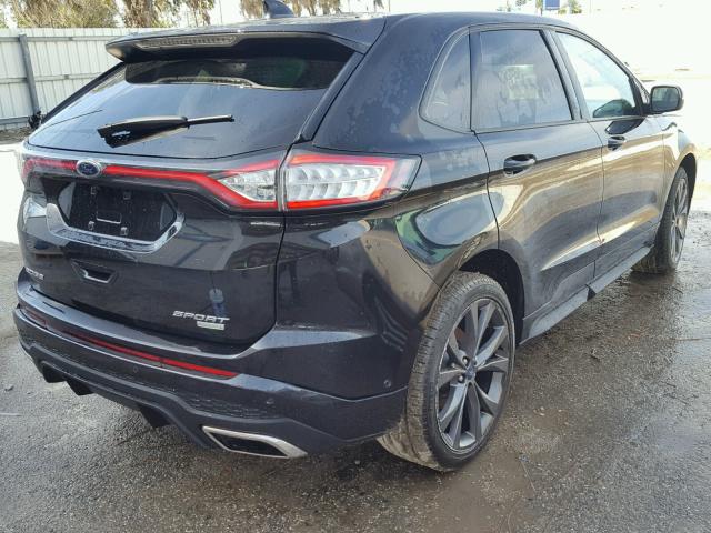 2FMPK3AP6FBB72848 - 2015 FORD EDGE SPORT BLACK photo 4