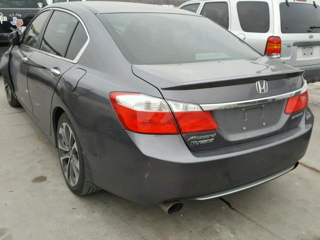 1HGCR2F59EA140407 - 2014 HONDA ACCORD SPO GRAY photo 3