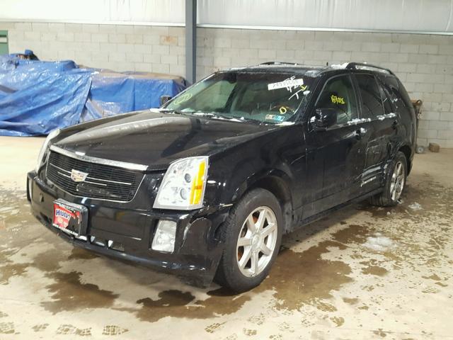 1GYEE63A250145010 - 2005 CADILLAC SRX BLACK photo 2