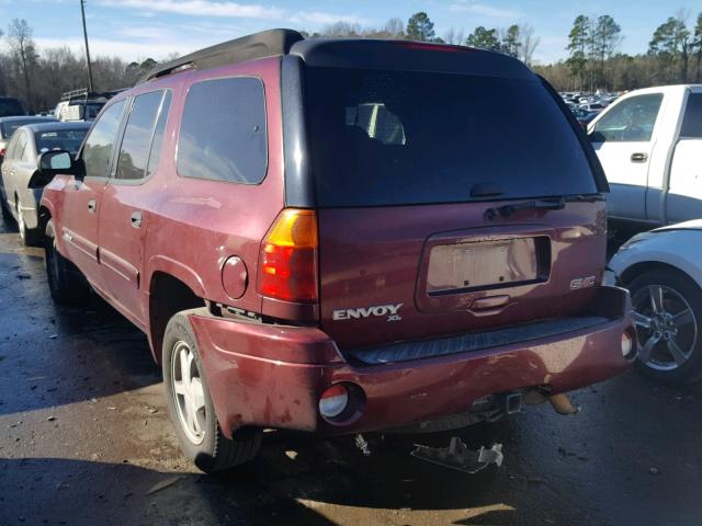 1GKET16S736109783 - 2003 GMC ENVOY XL BURGUNDY photo 3