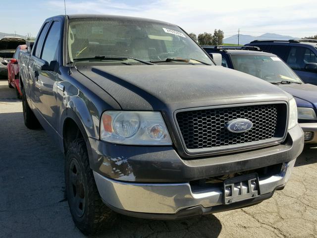 1FTRX12W45FB68478 - 2005 FORD F150 BLACK photo 1