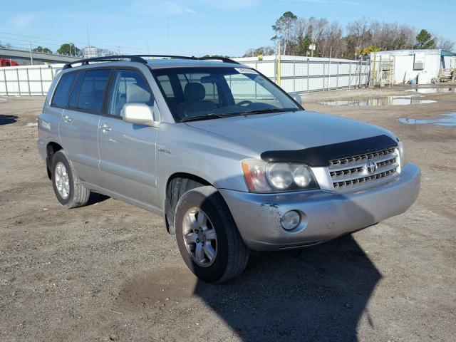 JTEHF21A310021278 - 2001 TOYOTA HIGHLANDER SILVER photo 1