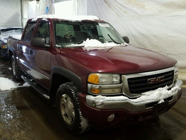 2GTEK13Z961293832 - 2006 GMC NEW SIERRA BURGUNDY photo 1