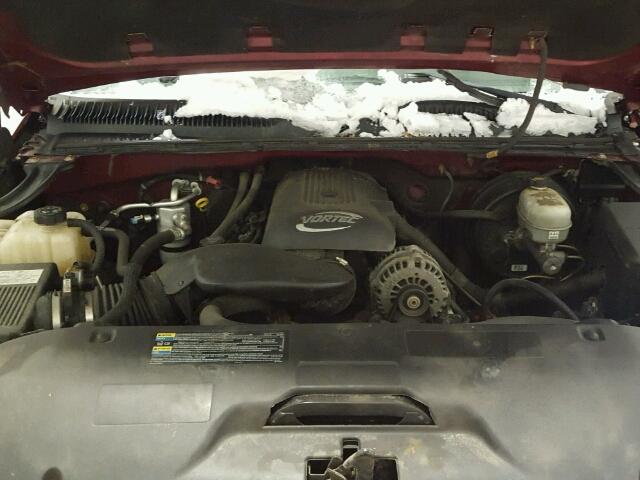 2GTEK13Z961293832 - 2006 GMC NEW SIERRA BURGUNDY photo 7