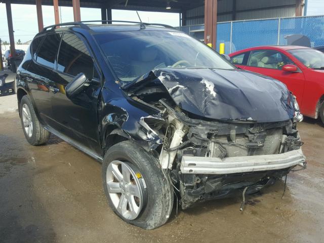 JN8AZ08W17W633718 - 2007 NISSAN MURANO SL BLACK photo 1