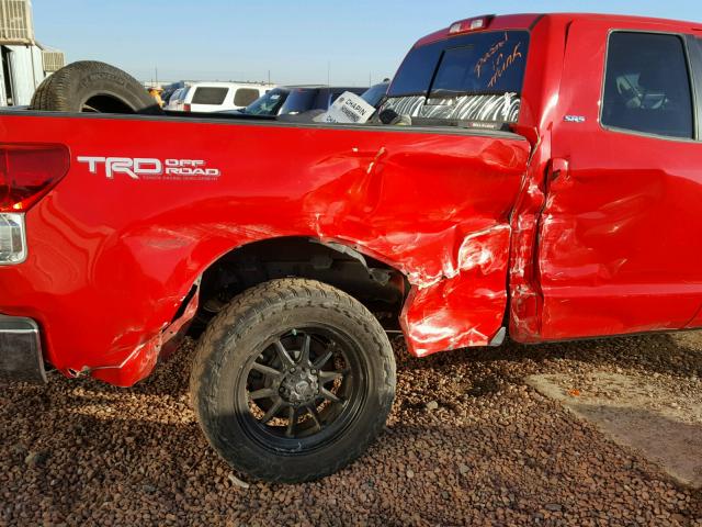 5TFUW5F14DX314230 - 2013 TOYOTA TUNDRA DOU RED photo 9