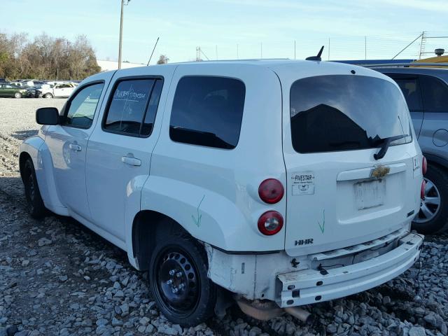 3GNBAAFWXBS533158 - 2011 CHEVROLET HHR LS WHITE photo 3