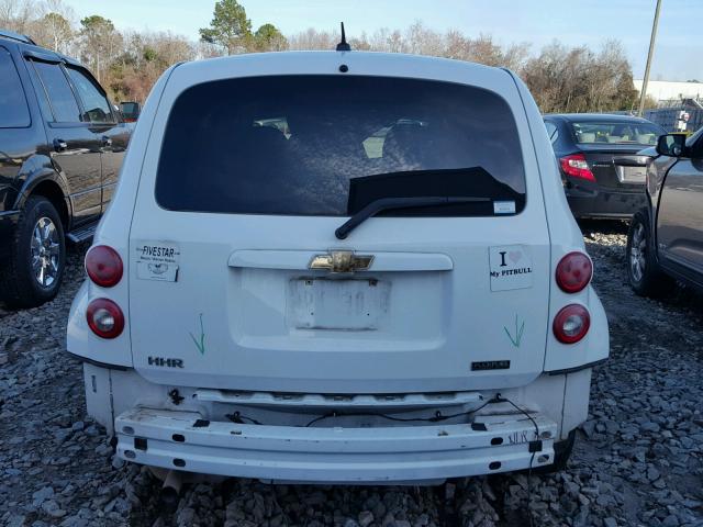 3GNBAAFWXBS533158 - 2011 CHEVROLET HHR LS WHITE photo 9