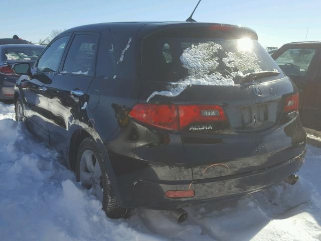 5J8TB18228A017005 - 2008 ACURA RDX BLACK photo 3