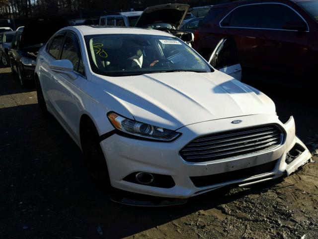 3FA6P0H99ER289403 - 2014 FORD FUSION SE WHITE photo 1