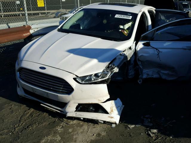 3FA6P0H99ER289403 - 2014 FORD FUSION SE WHITE photo 2