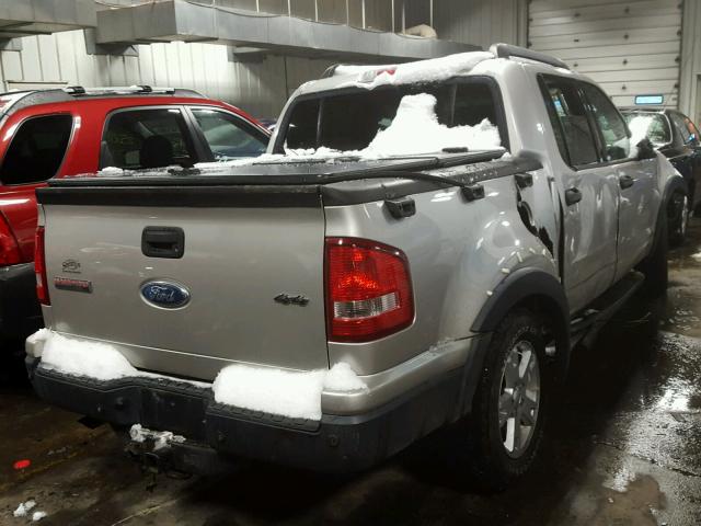 1FMEU51K77UB19721 - 2007 FORD EXPLORER S SILVER photo 4