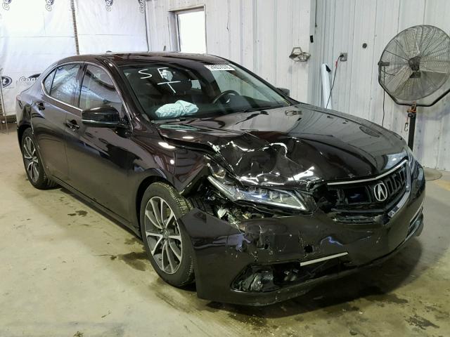 19UUB3F73FA004016 - 2015 ACURA TLX ADVANC MAROON photo 1