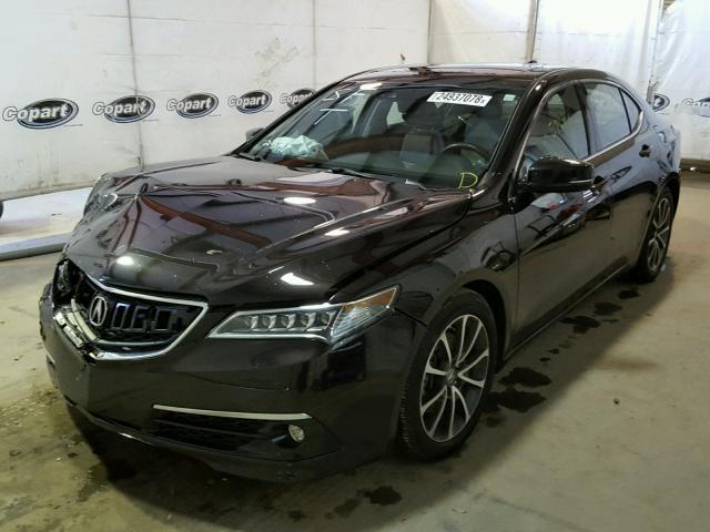 19UUB3F73FA004016 - 2015 ACURA TLX ADVANC MAROON photo 2