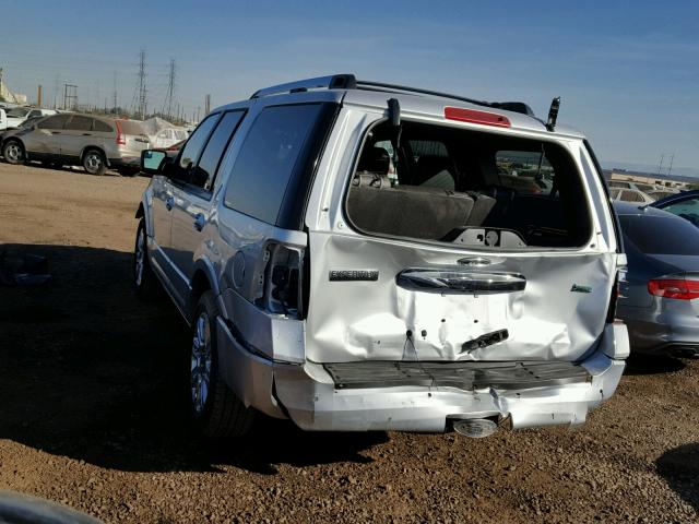 1FMJU2A58DEF15430 - 2013 FORD EXPEDITION SILVER photo 3