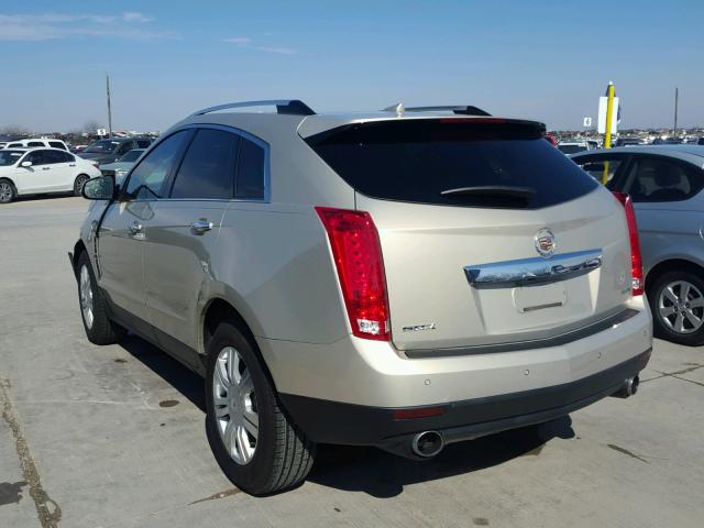 3GYFNAE37CS503858 - 2012 CADILLAC SRX LUXURY GOLD photo 3