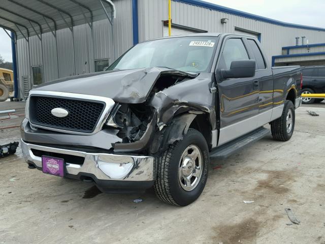 1FTPX14V67FA60992 - 2007 FORD F150 GRAY photo 2